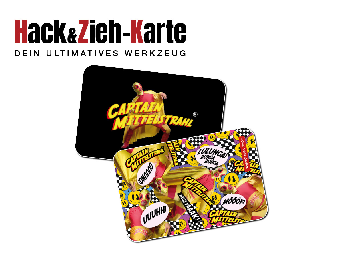  H&Z Karten - 4er Set CaptainMittelstrahl Möööf Tanzdragee Nasenfein
