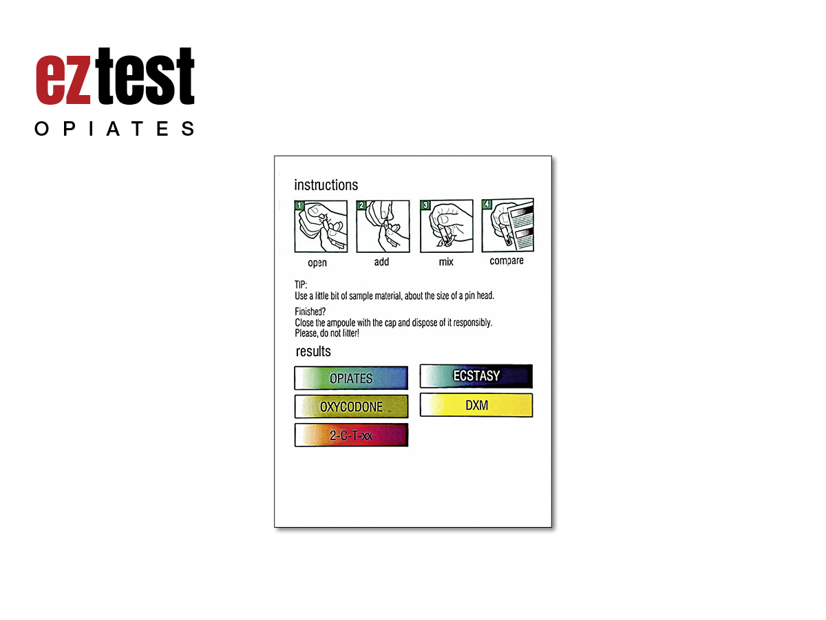 1er EZ-Test Opiate und weitere Substanzen