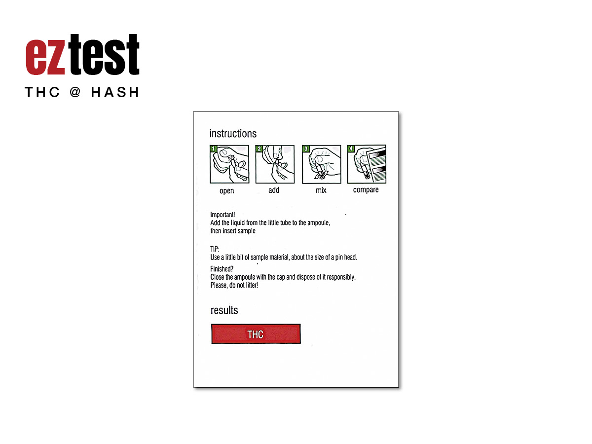 1er EZ-Test THC