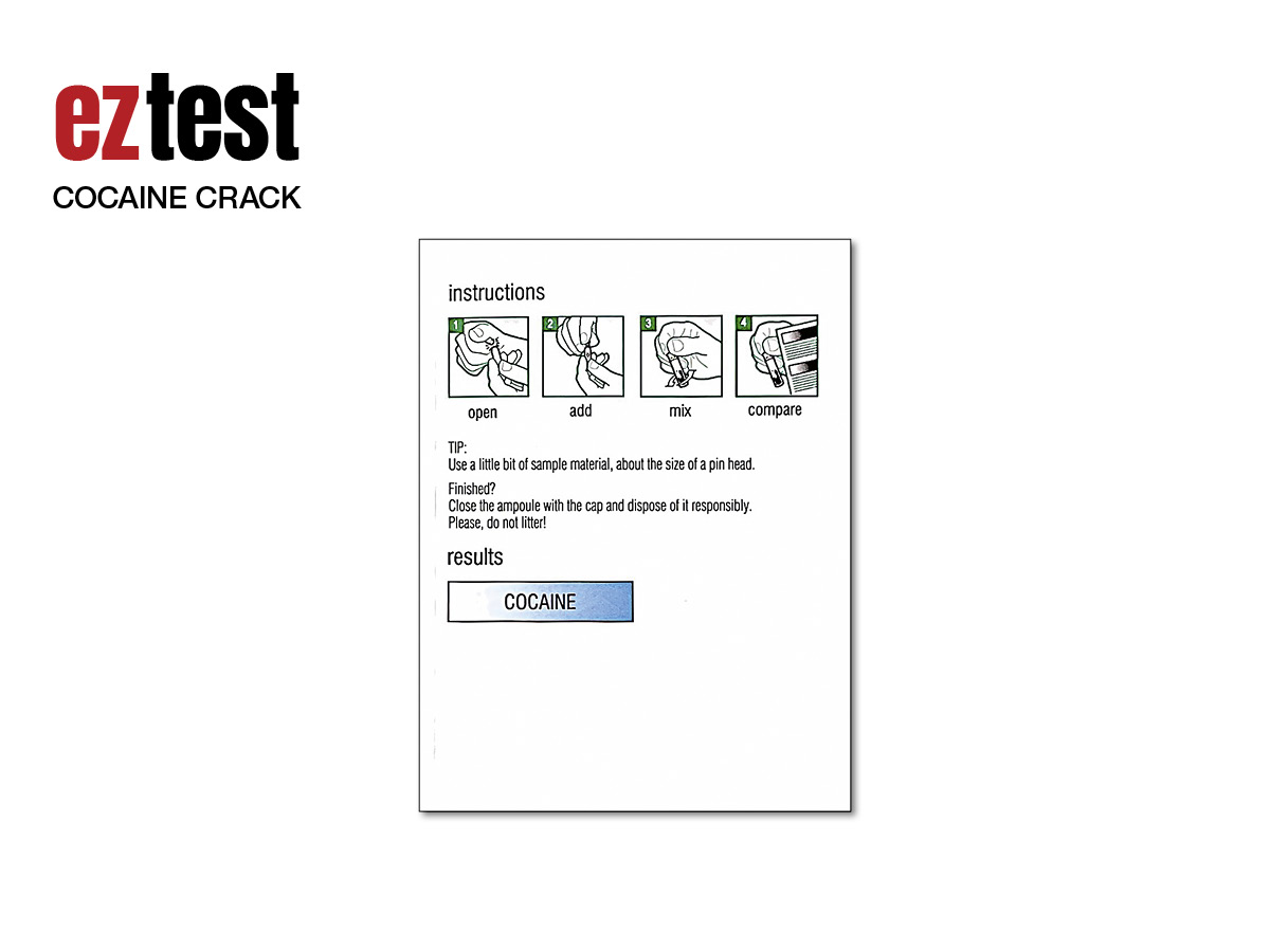 1er EZ-Test Kokain und Crack
